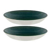 Bonna China Alanis dia.11" h:2.5" 57 oz. Round Blue Porcelain Bowl (Set of 2)